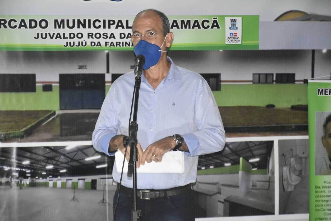 Camacã: Centro de Abastecimento (Mercado Municipal) é entregue com homenagem